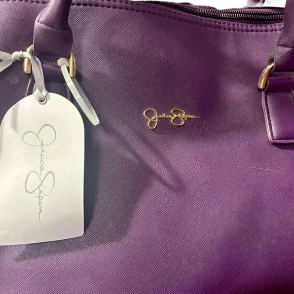 NWT Jessica Simpson Opal Medium PVC Duffel W/ Handle/Detachable Shoulder Strap - Picture 2 of 12